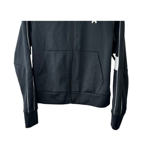 Under Armour Black & White Full Zip Loose Fit Long Sleeve Jacket Women's XS - Picture 5 of 8